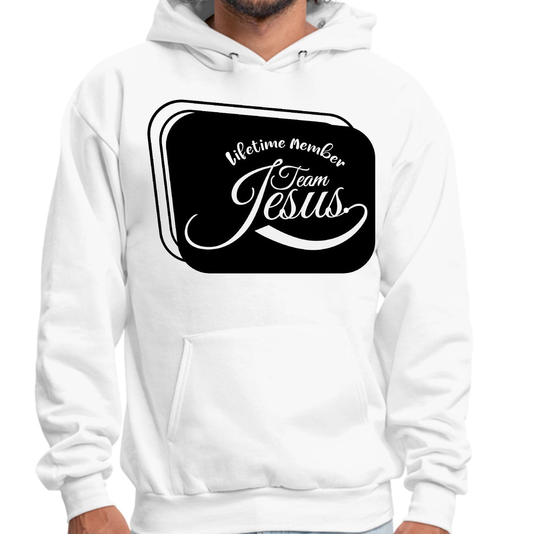 Mens Graphic Hoodie Lifetime Member Team Jesus - Unisex | Hoodies