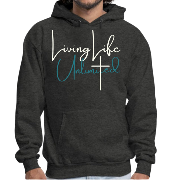 Mens Graphic Hoodie Living Life Unlimited - Unisex | Hoodies