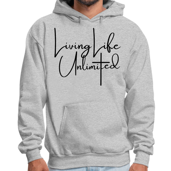 Mens Graphic Hoodie Living Life Unlimited - Unisex | Hoodies