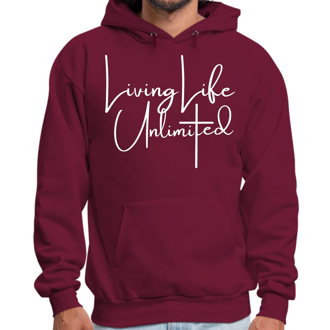 Mens Graphic Hoodie Living Life Unlimited - Unisex | Hoodies