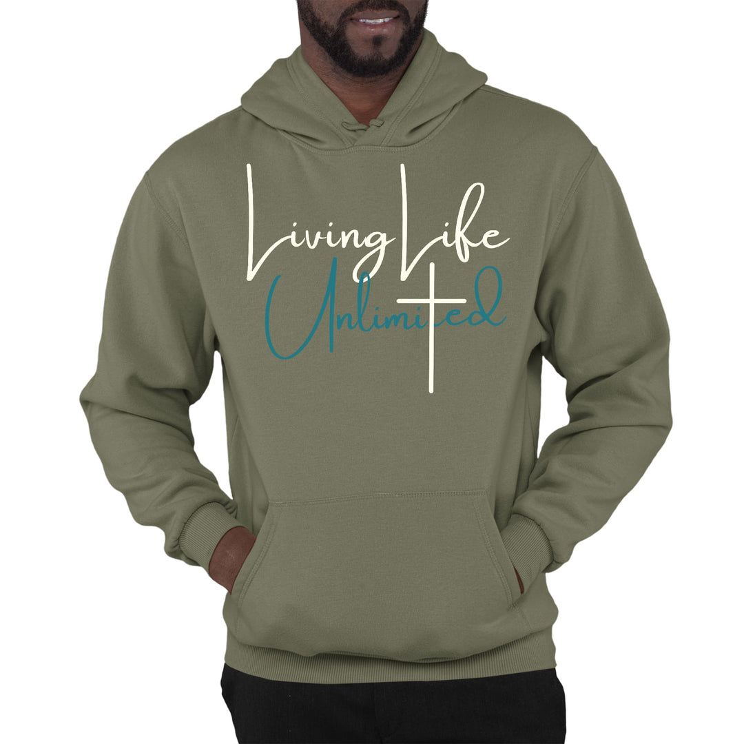 Mens Graphic Hoodie Living Life Unlimited - Unisex | Hoodies