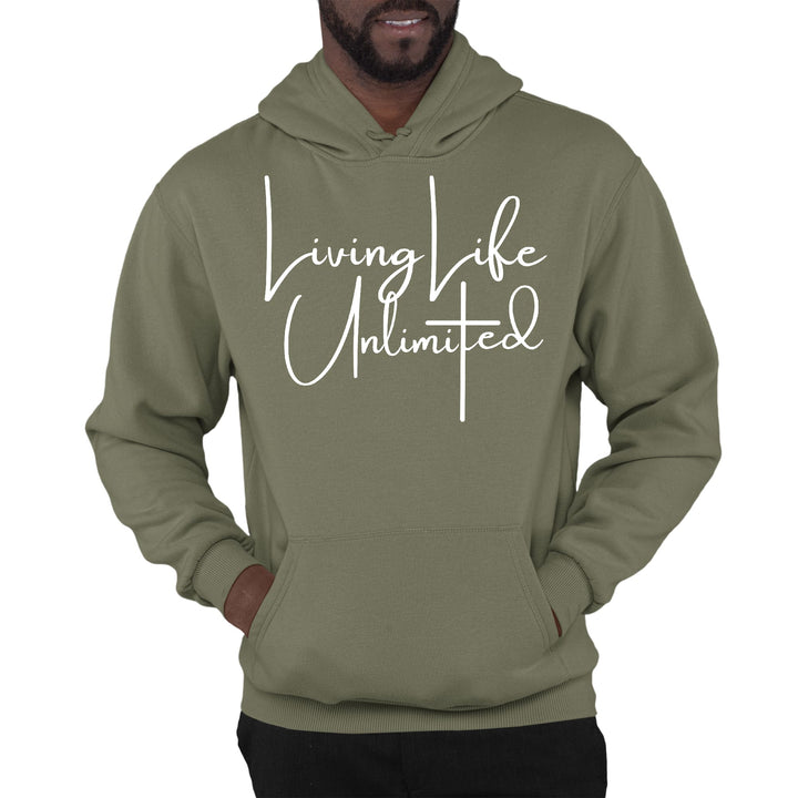 Mens Graphic Hoodie Living Life Unlimited - Unisex | Hoodies