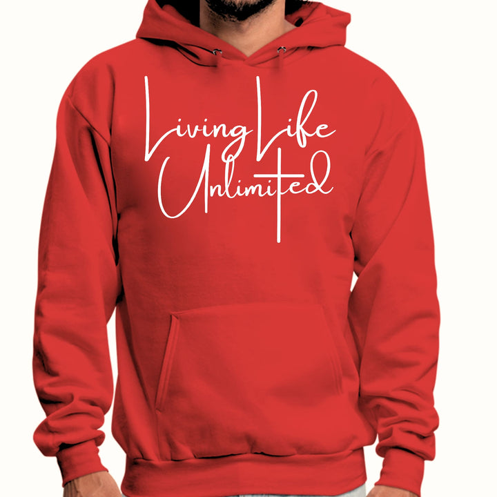 Mens Graphic Hoodie Living Life Unlimited - Unisex | Hoodies