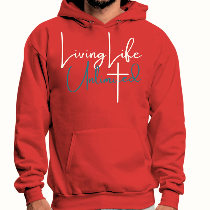 Mens Graphic Hoodie Living Life Unlimited - Unisex | Hoodies