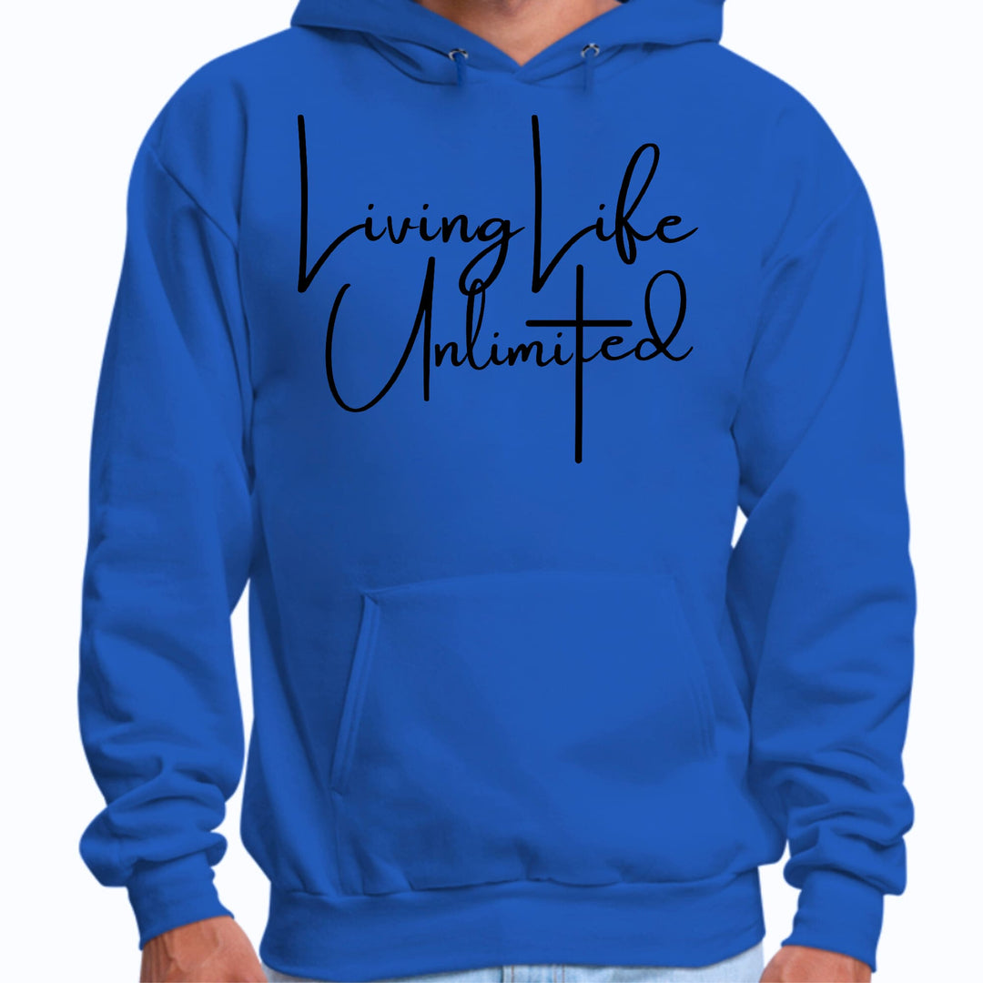 Mens Graphic Hoodie Living Life Unlimited - Unisex | Hoodies