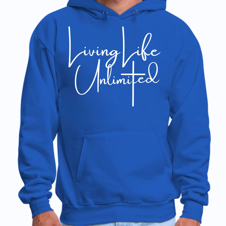 Mens Graphic Hoodie Living Life Unlimited - Unisex | Hoodies