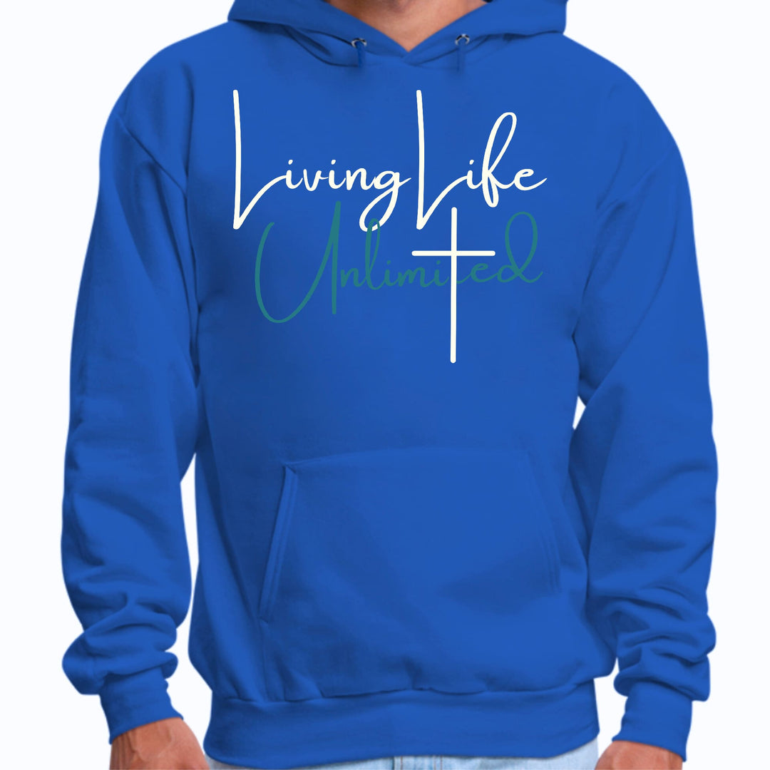 Mens Graphic Hoodie Living Life Unlimited - Unisex | Hoodies