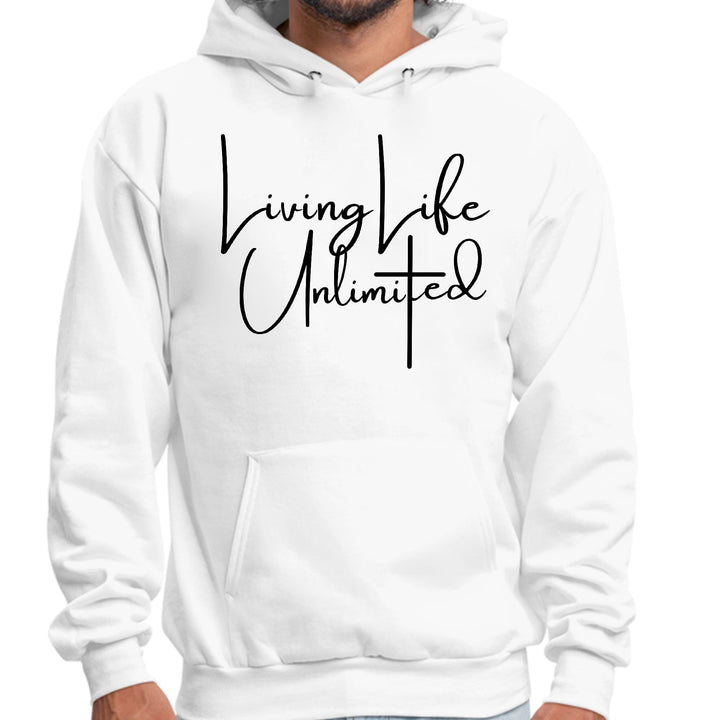 Mens Graphic Hoodie Living Life Unlimited - Unisex | Hoodies