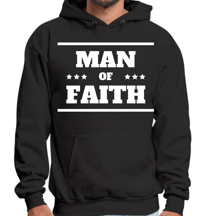 Mens Graphic Hoodie Man of Faith - Unisex | Hoodies