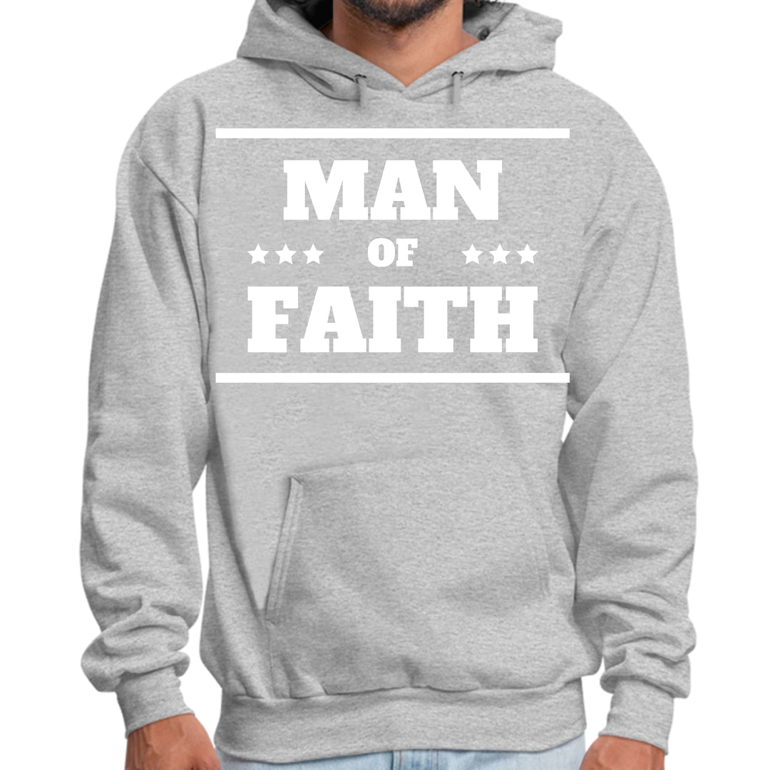 Mens Graphic Hoodie Man of Faith - Unisex | Hoodies