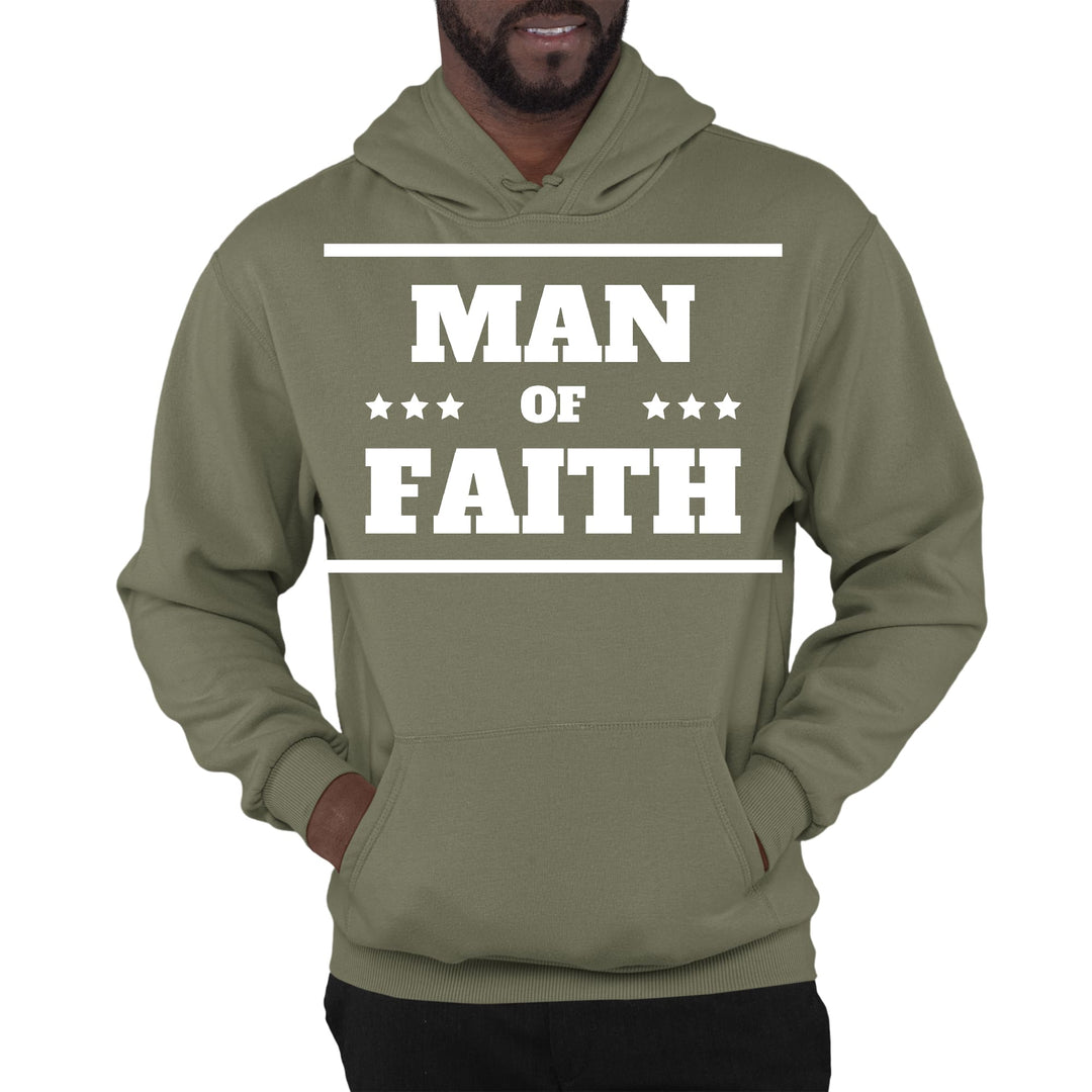 Mens Graphic Hoodie Man of Faith - Unisex | Hoodies