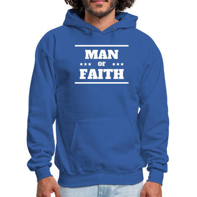 Mens Graphic Hoodie Man Of Faith - Unisex | Hoodies