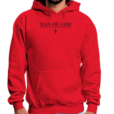 Mens Graphic Hoodie Man Of God Black Print - Unisex | Hoodies