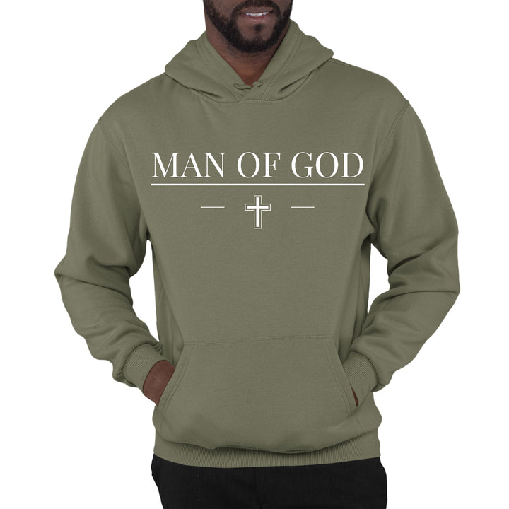 Mens Graphic Hoodie Man of God Print - Unisex | Hoodies