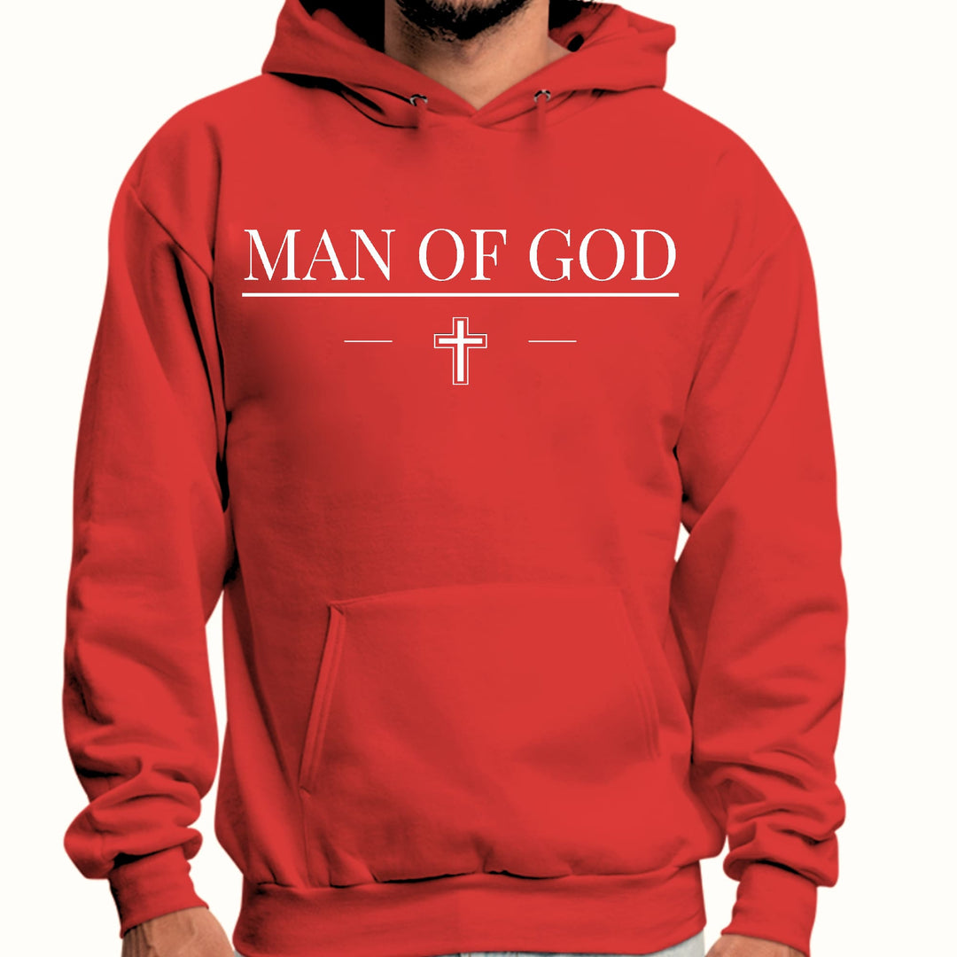 Mens Graphic Hoodie Man of God Print - Unisex | Hoodies