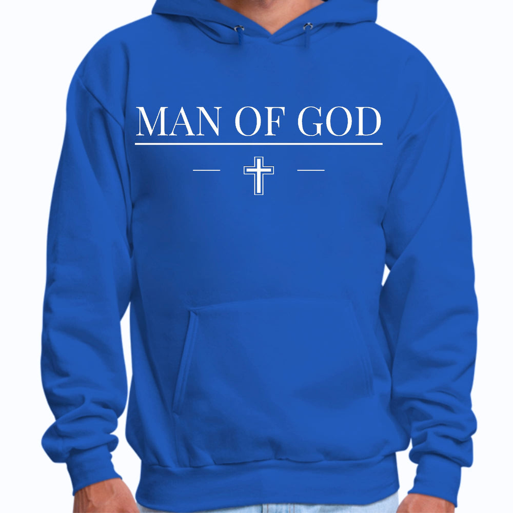 Mens Graphic Hoodie Man of God Print - Unisex | Hoodies