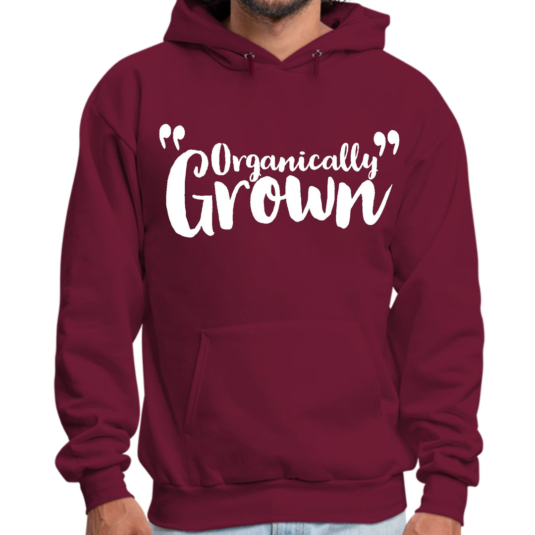 Mens Graphic Hoodie Organically Grown - Affirmation Inspiration - Unisex