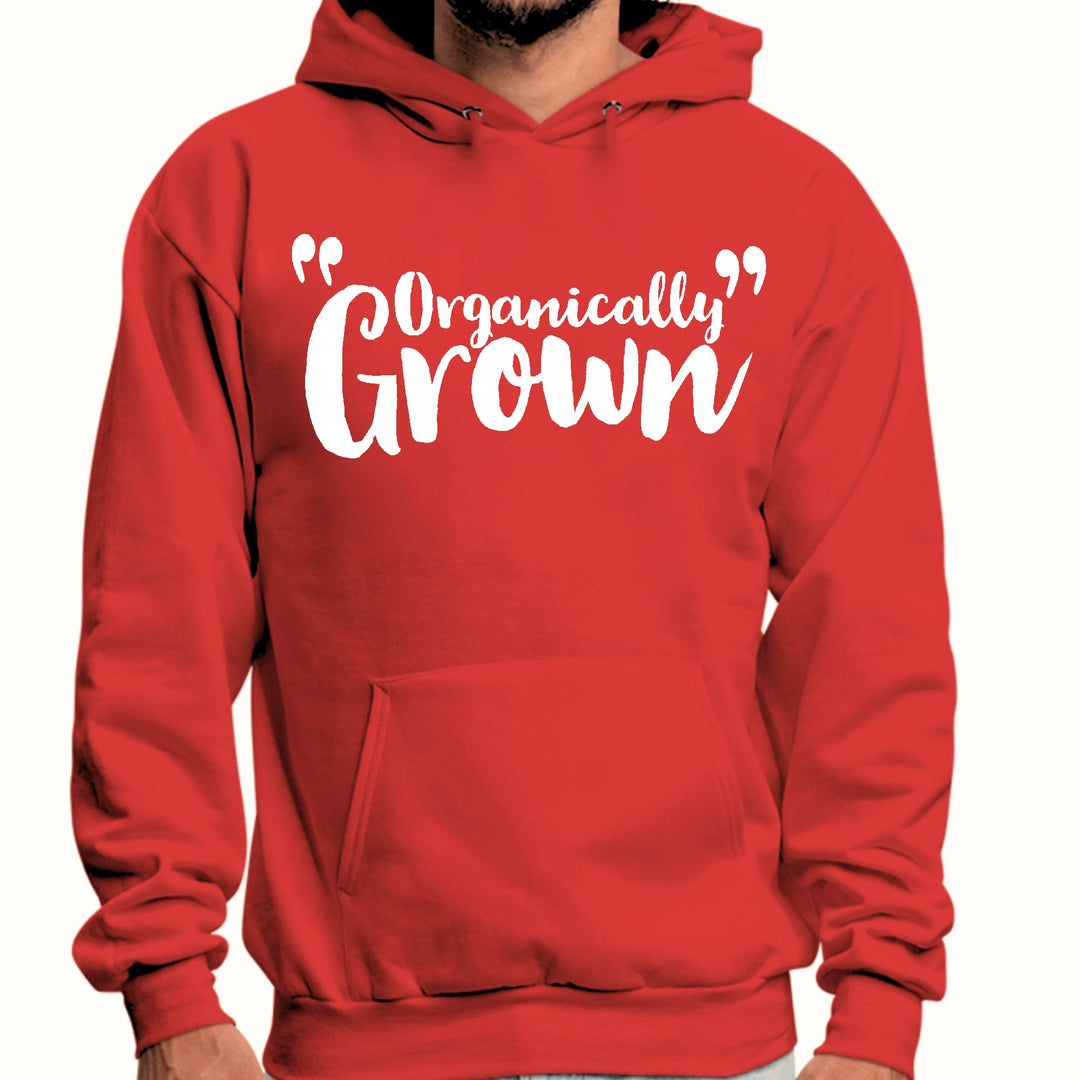 Mens Graphic Hoodie Organically Grown - Affirmation Inspiration - Unisex