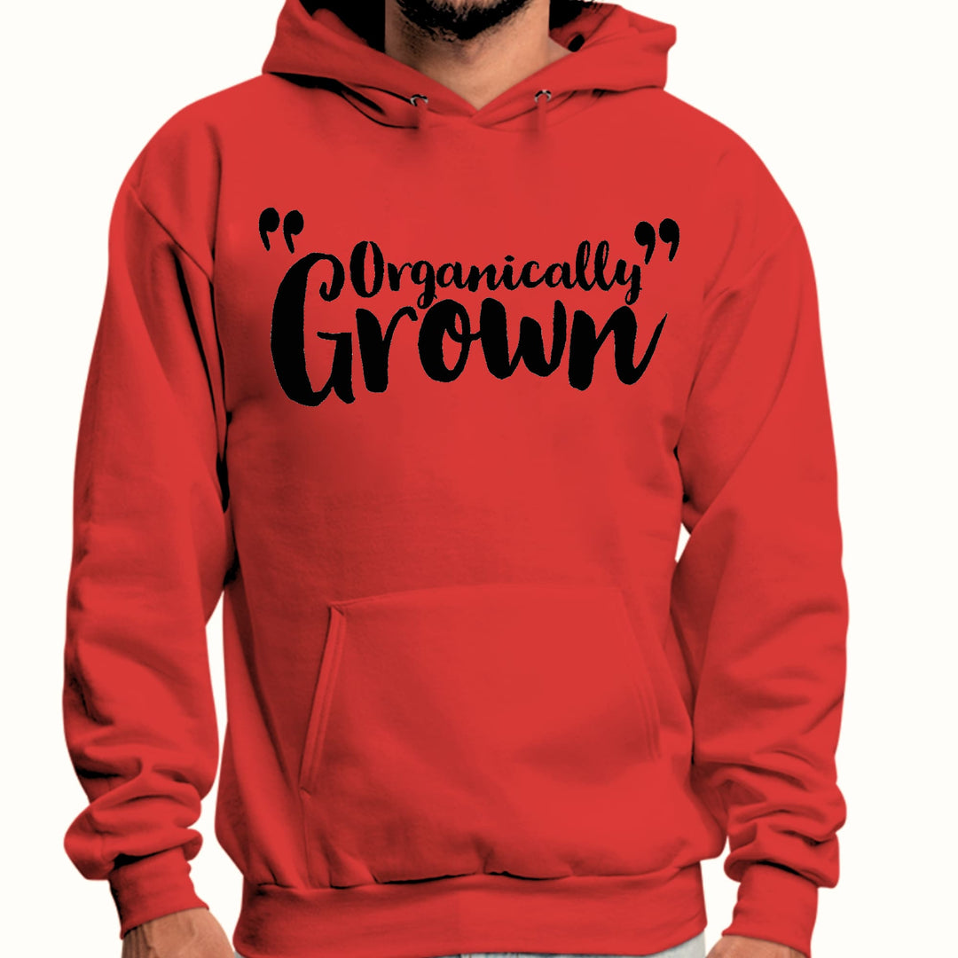 Mens Graphic Hoodie Organically Grown - Affirmation Inspiration - Unisex