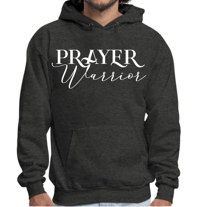 Mens Graphic Hoodie Prayer Warrior Script Style Illustration - Unisex | Hoodies