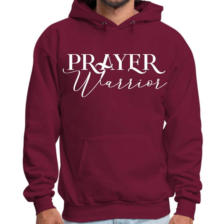 Mens Graphic Hoodie Prayer Warrior Script Style Illustration - Unisex | Hoodies