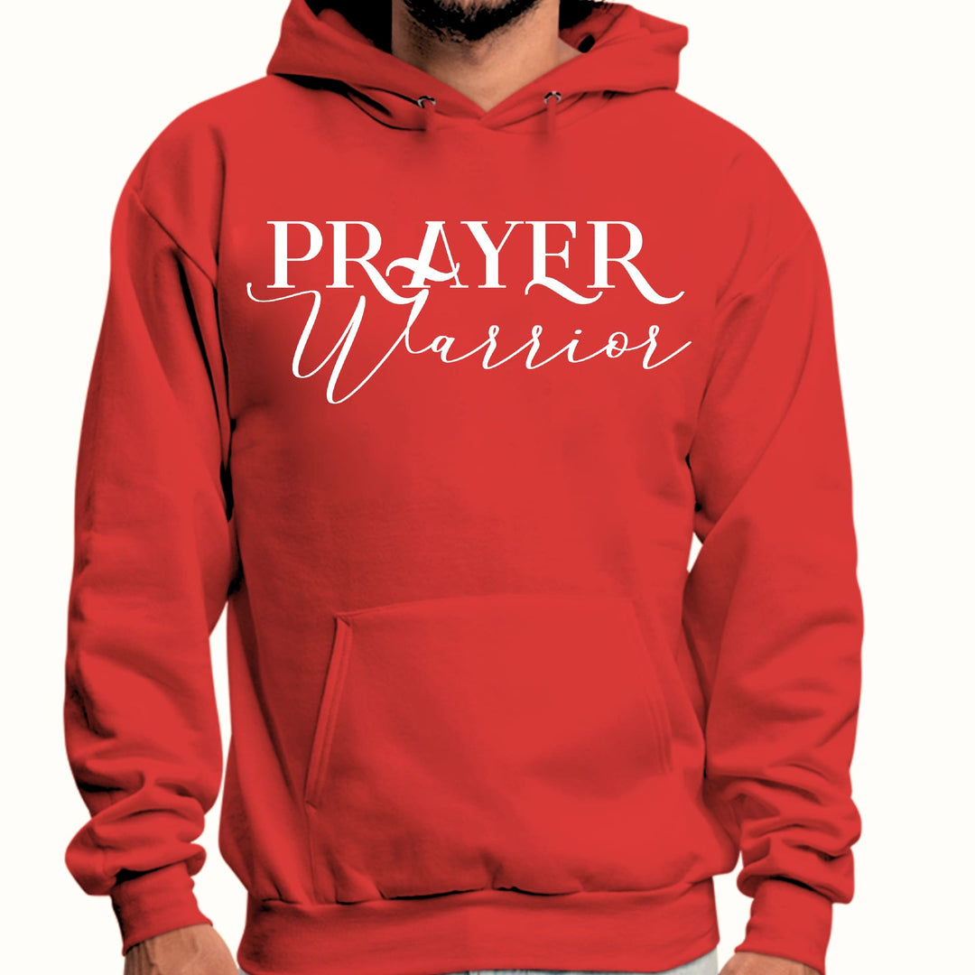 Mens Graphic Hoodie Prayer Warrior Script Style Illustration - Unisex | Hoodies