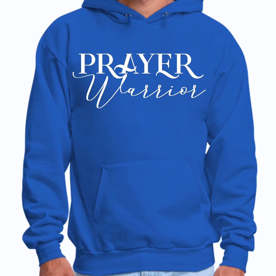 Mens Graphic Hoodie Prayer Warrior Script Style Illustration - Unisex | Hoodies