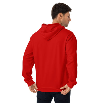 Mens Graphic Hoodie Red