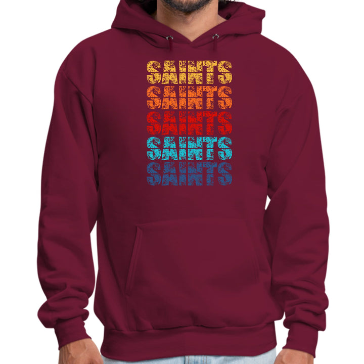 Mens Graphic Hoodie Saints Colorful Art Illustration - Unisex | Hoodies