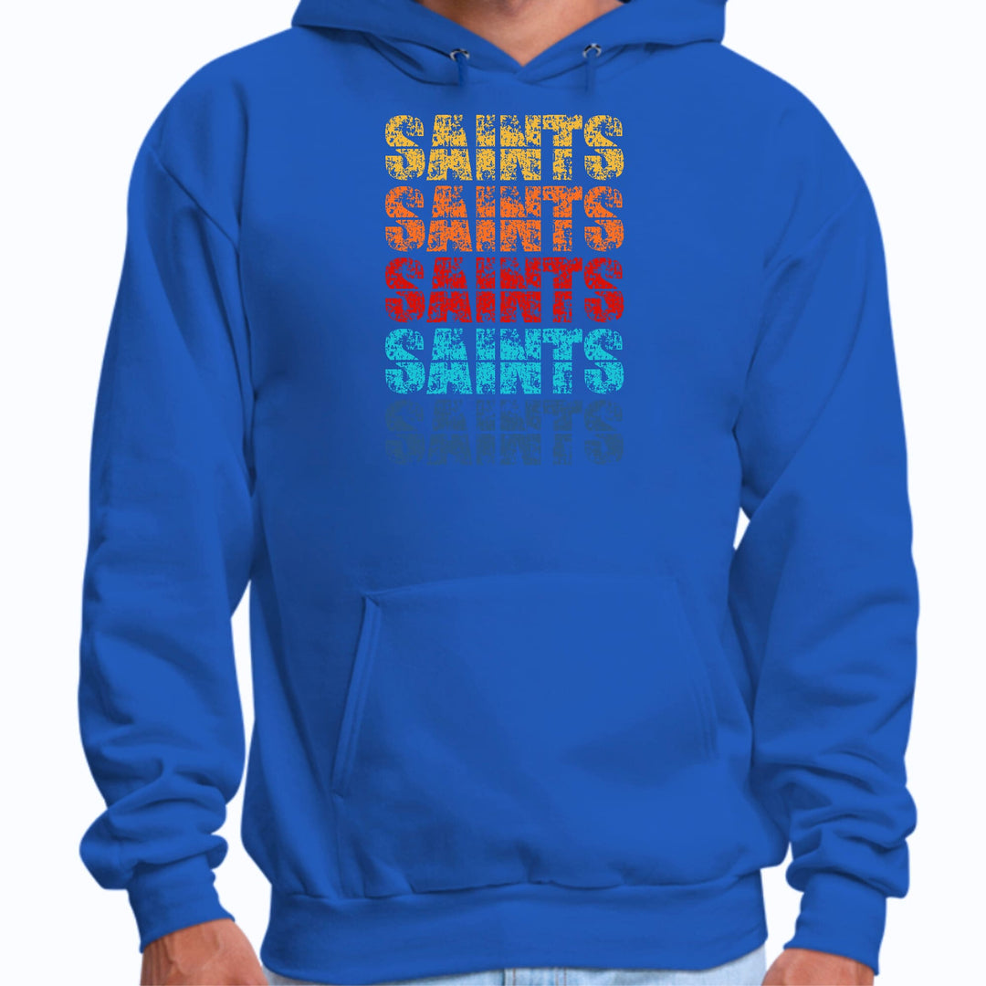 Mens Graphic Hoodie Saints Colorful Art Illustration - Unisex | Hoodies