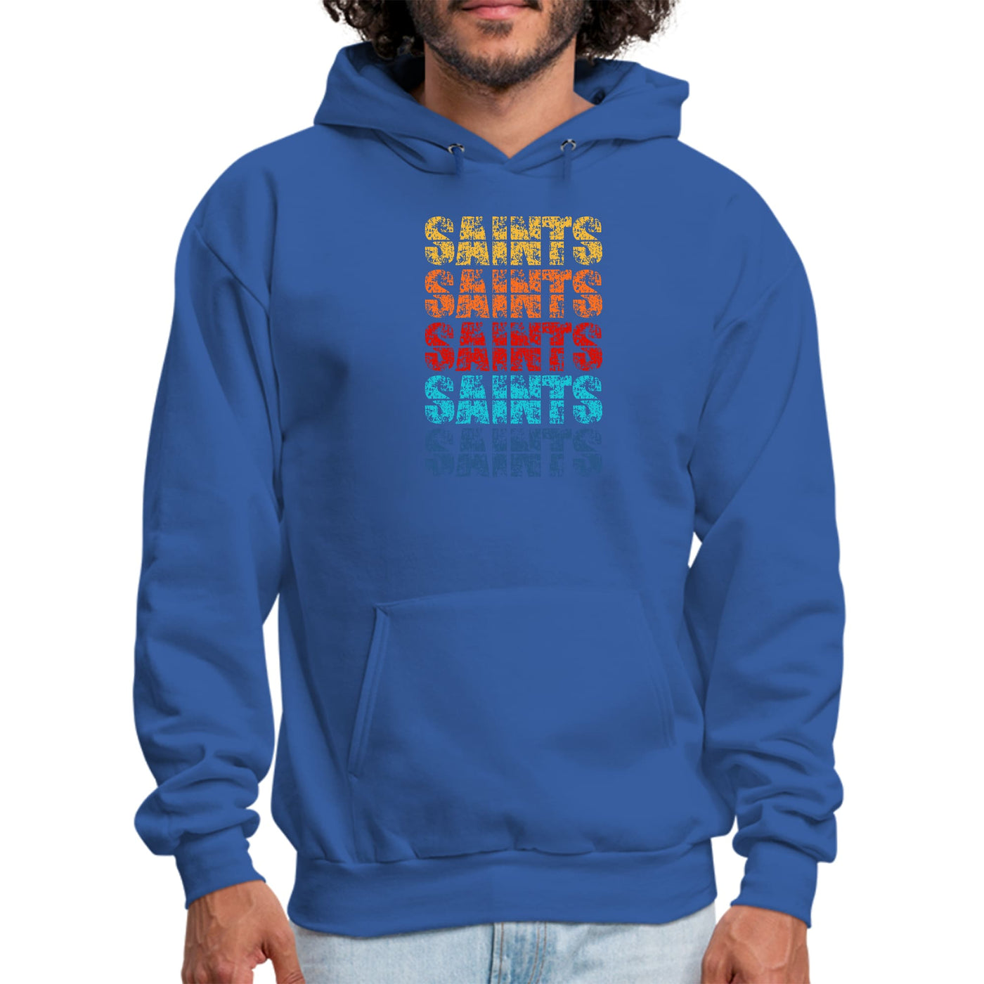 Mens Graphic Hoodie Saints Colorful Art Illustration - Unisex | Hoodies