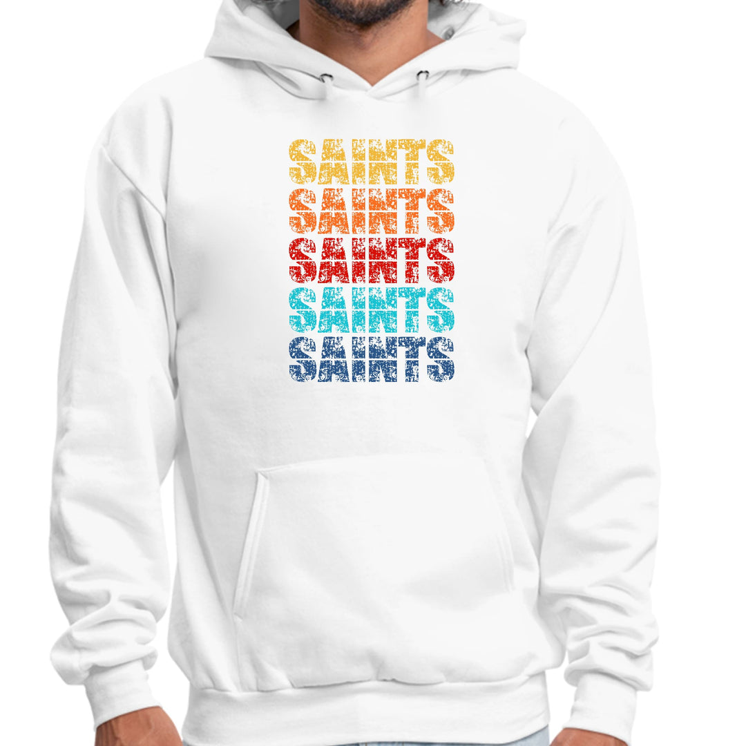 Mens Graphic Hoodie Saints Colorful Art Illustration - Unisex | Hoodies