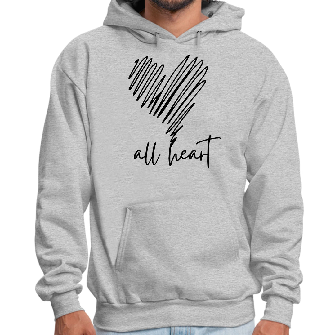 Mens Graphic Hoodie Say it Soul All Heart Line Art - Unisex | Hoodies