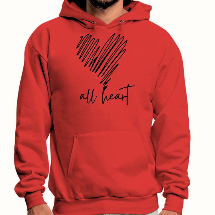 Mens Graphic Hoodie Say it Soul All Heart Line Art - Unisex | Hoodies