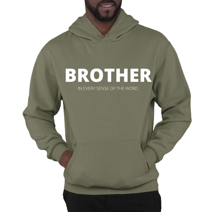 Mens Graphic Hoodie Say it Soul Brother (in Every Sense of the Word) - Unisex