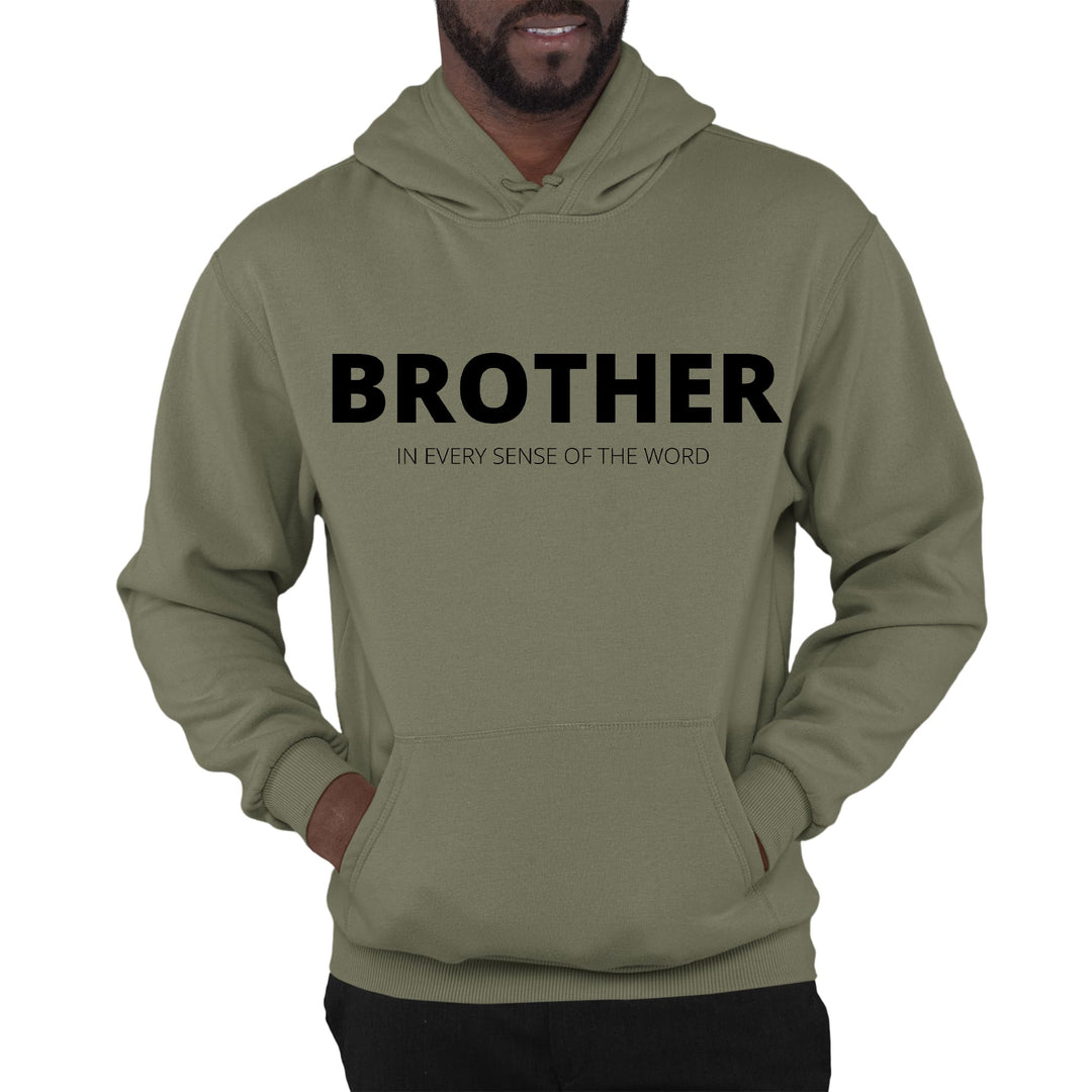 Mens Graphic Hoodie Say it Soul Brother (in Every Sense of the Word) - Unisex