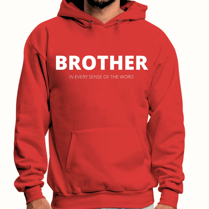 Mens Graphic Hoodie Say it Soul Brother (in Every Sense of the Word) - Unisex