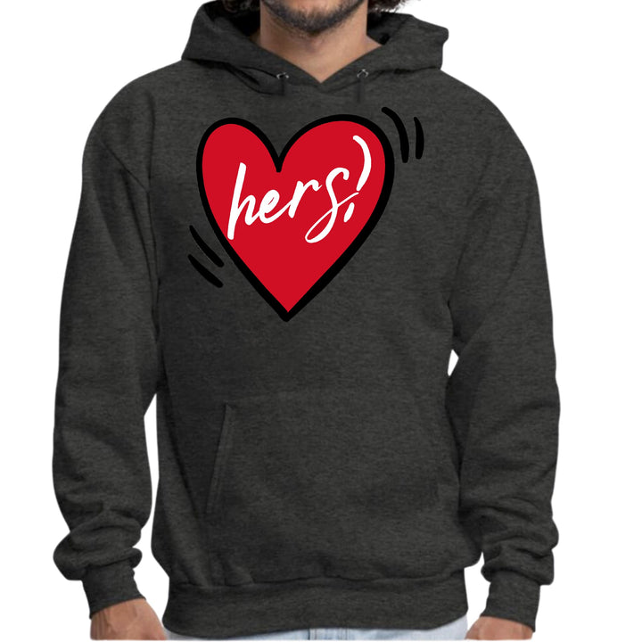 Mens Graphic Hoodie Say it Soul Her Heart Couples - Unisex | Hoodies