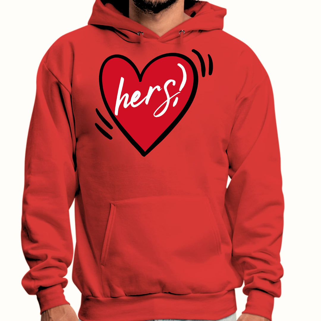 Mens Graphic Hoodie Say it Soul Her Heart Couples - Unisex | Hoodies