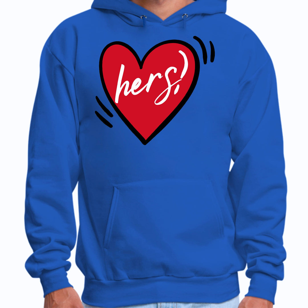 Mens Graphic Hoodie Say it Soul Her Heart Couples - Unisex | Hoodies