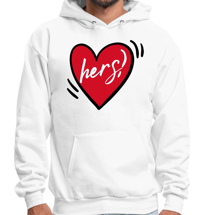 Mens Graphic Hoodie Say it Soul Her Heart Couples - Unisex | Hoodies