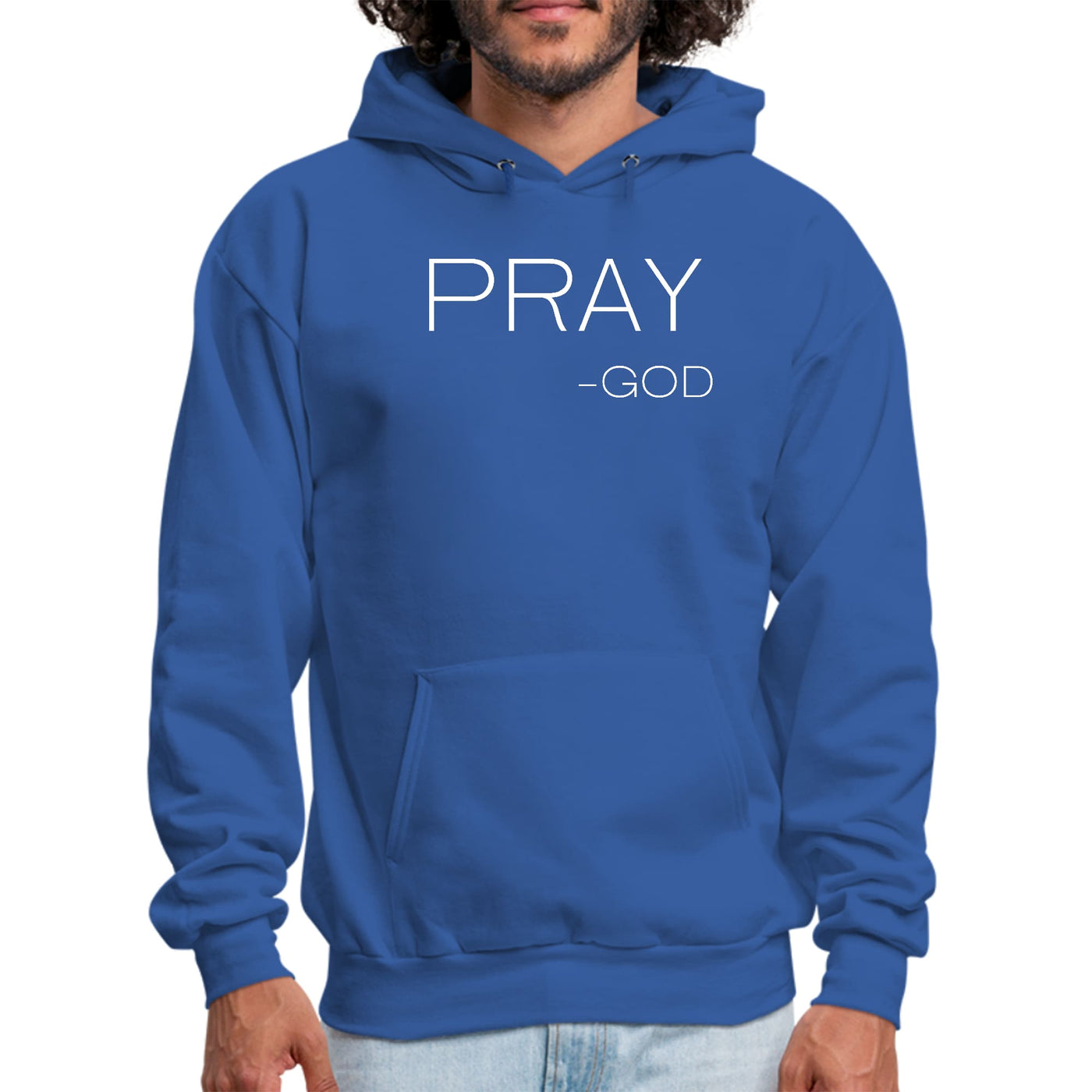 Mens Graphic Hoodie Say It Soul ’pray-god’ Statement T-shirt, - Unisex | Hoodies