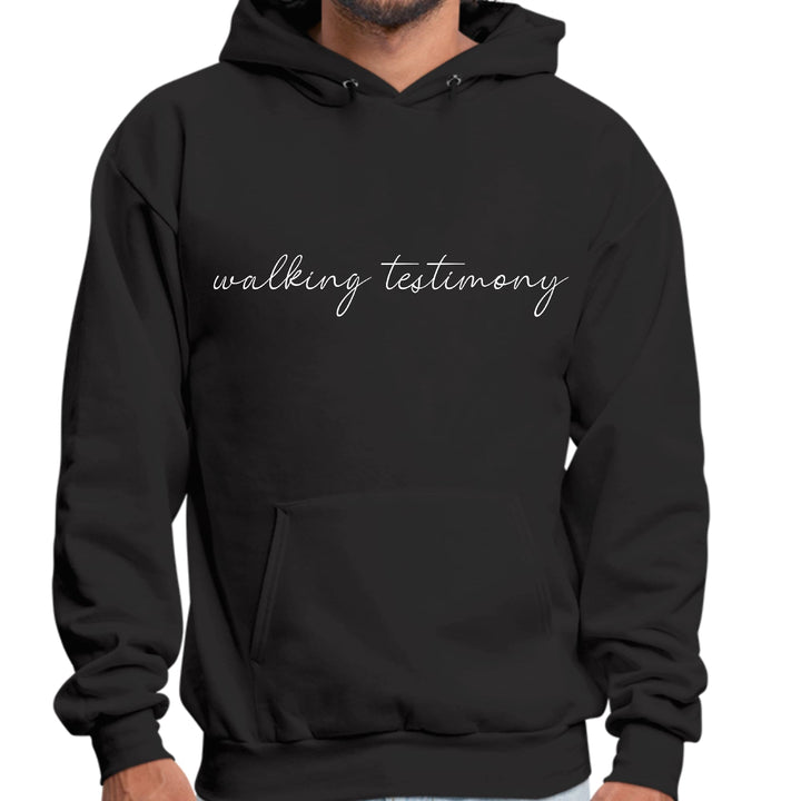 Mens Graphic Hoodie Say it Soul Walking Testimony Illustration - Unisex