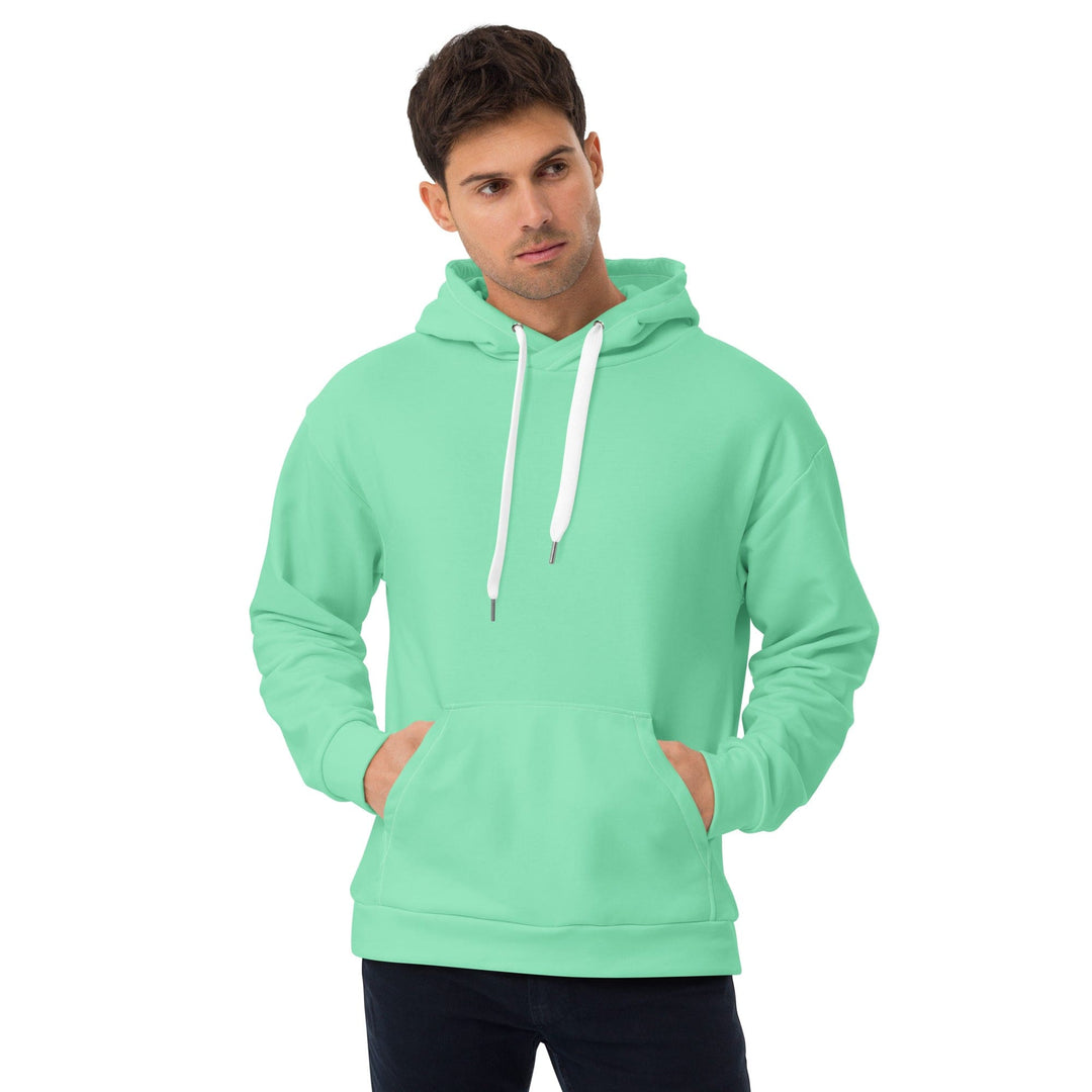 Mens Graphic Hoodie Seafoam Green