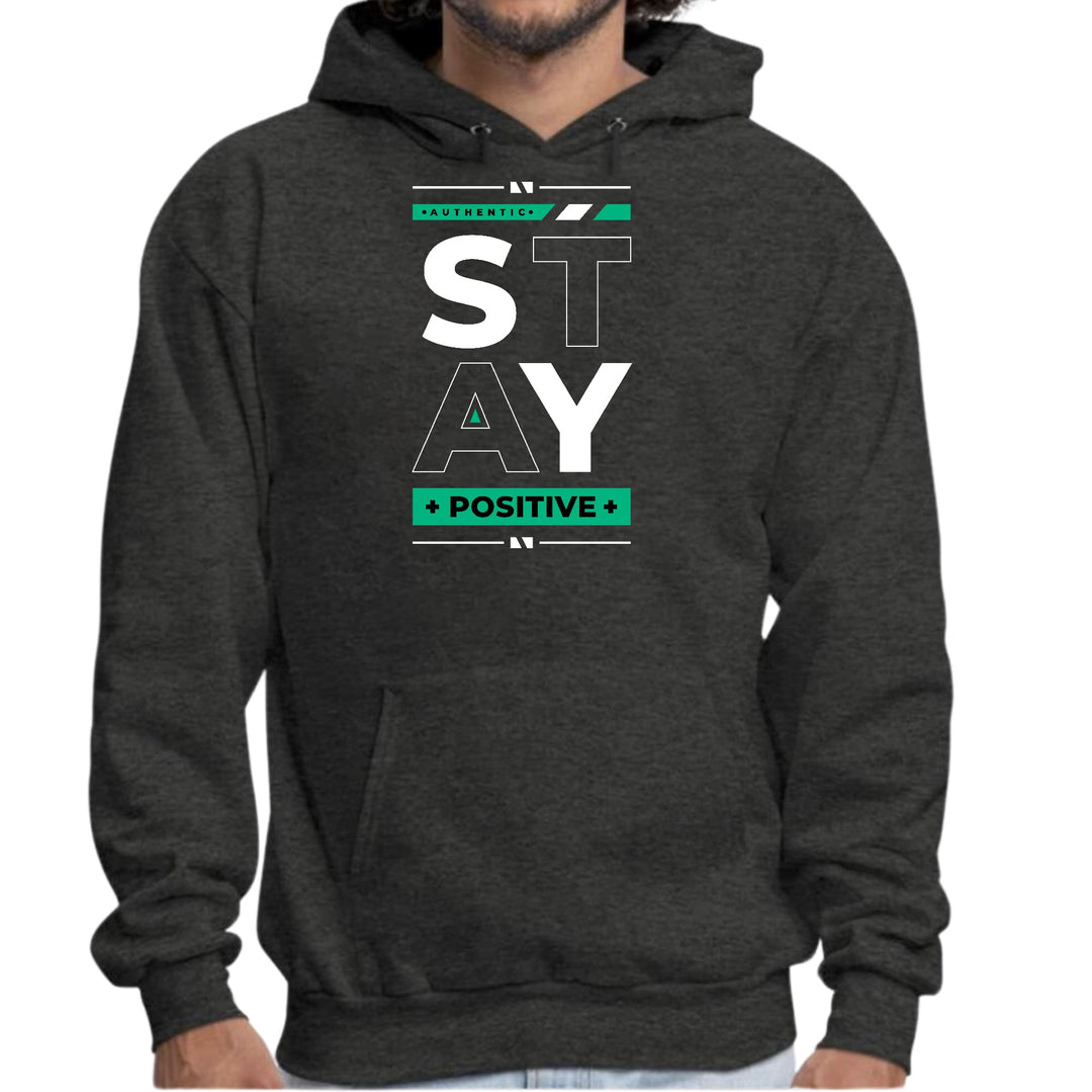 Mens Graphic Hoodie Stay Positive - Unisex | Hoodies