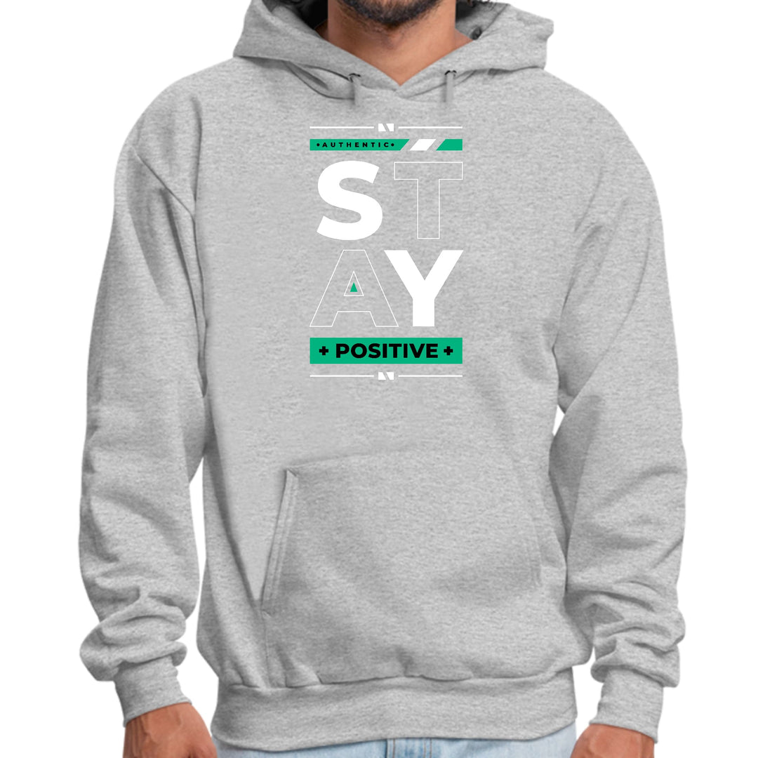 Mens Graphic Hoodie Stay Positive - Unisex | Hoodies