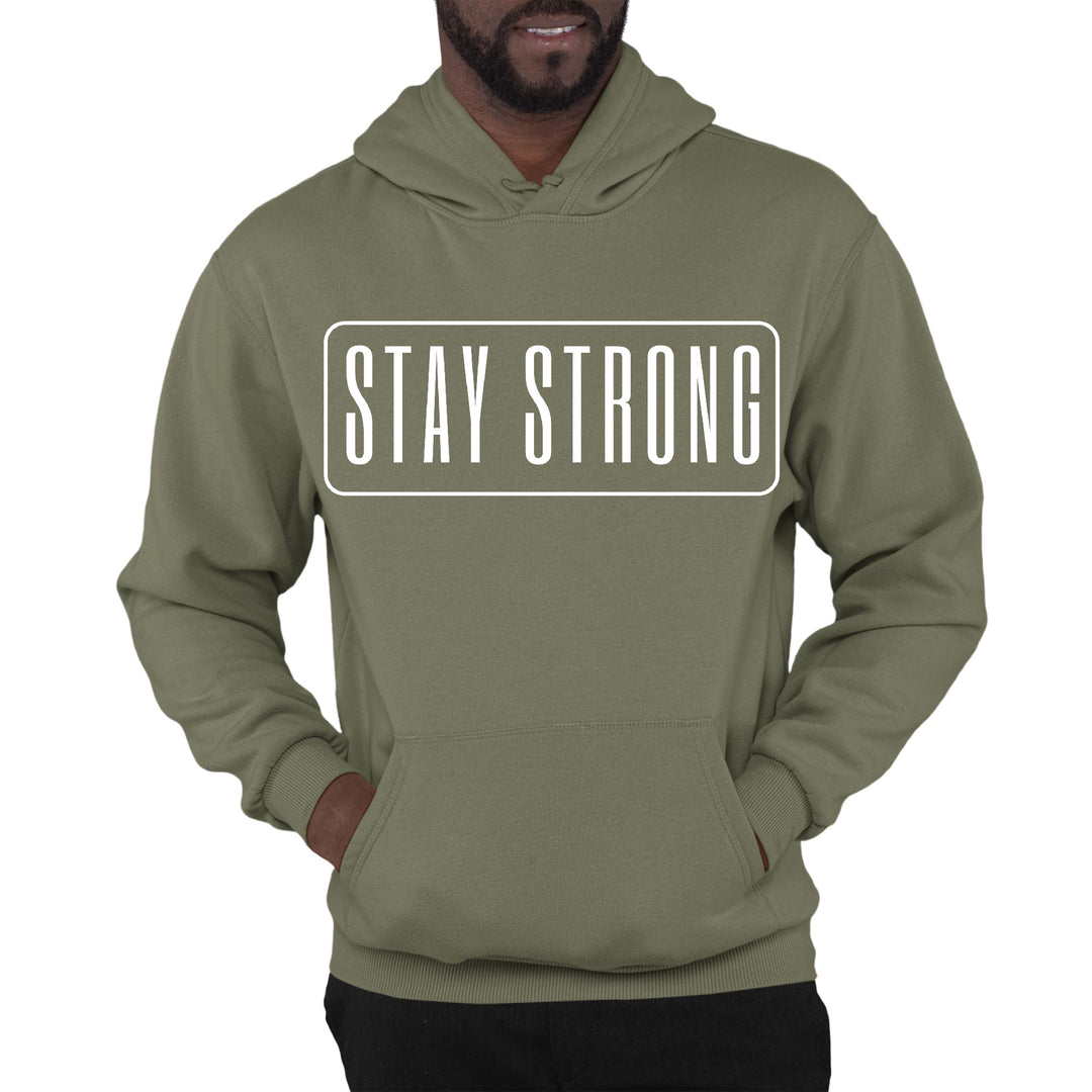 Mens Graphic Hoodie Stay Strong Print - Unisex | Hoodies