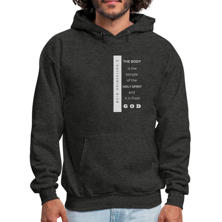 Mens Graphic Hoodie the Body is the Temple of the Holy Spirit - Mens | Hoodies