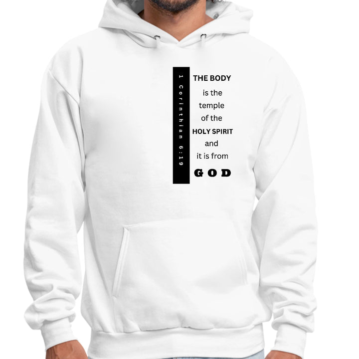 Mens Graphic Hoodie the Body is the Temple Print - Unisex | Hoodies