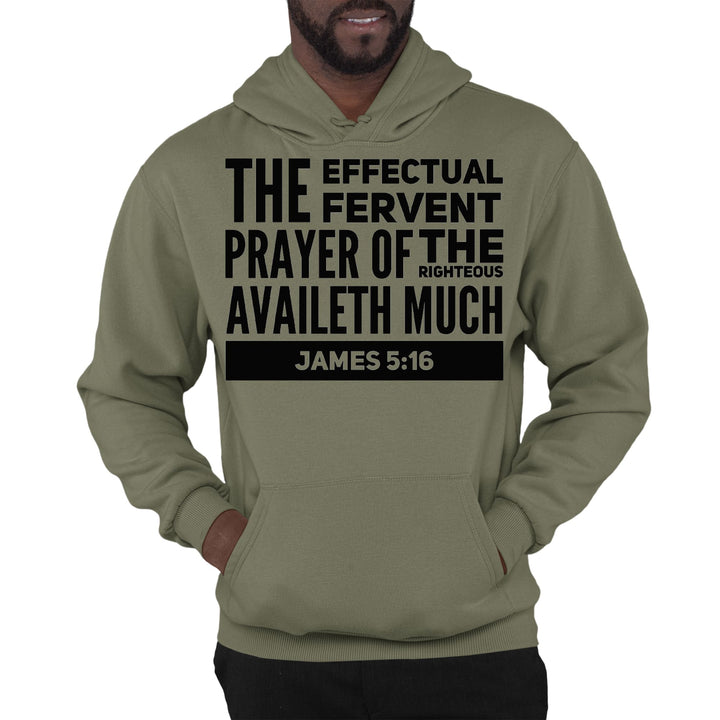 Mens Graphic Hoodie the Effectual Fervent Prayer Print - Unisex | Hoodies